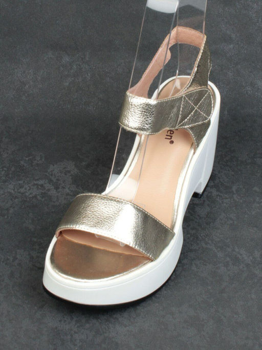 08-QL6989-1A WHITE Босоножки женские (натуральная кожа) - Фабричный китай фото 5