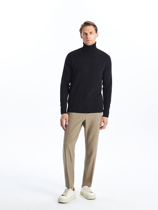 Bal?k?? Yaka Uzun Kollu Erkek Triko Kazak - Waikiki фото 4