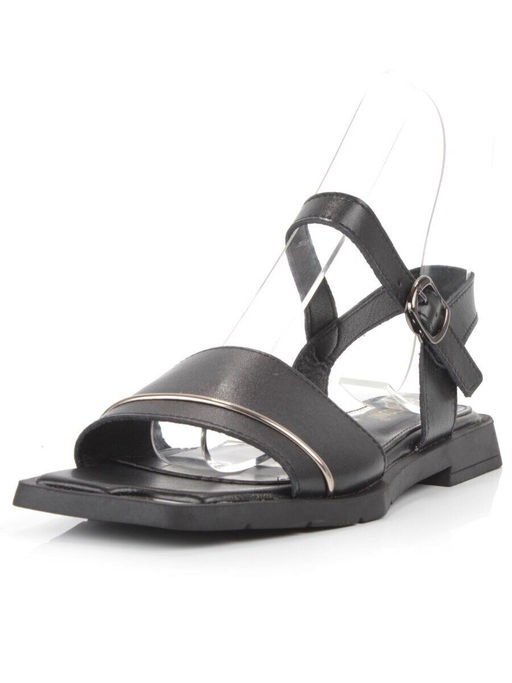 08-PEY183-3 BLACK Босоножки женские (натуральная кожа)