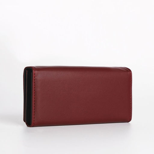 Кошелёк на магните, цвет бордовый - Simaland фото 2
