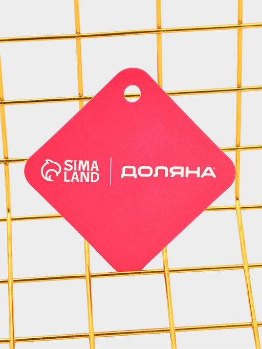 Корзина для хранения «Доляна. Голден», 29.5×22×12.5 см, золотистая