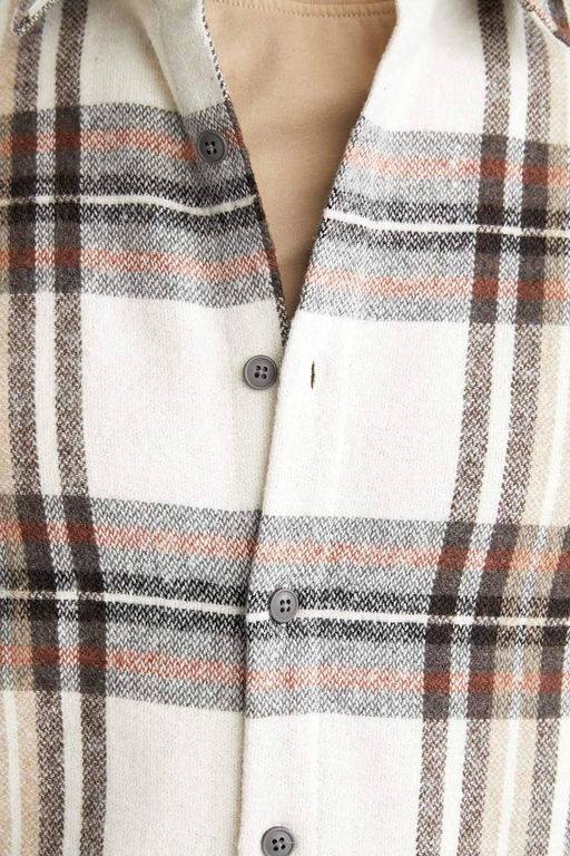 Рубашка стандартного кроя с длинным рукавом - Defacto фото 8