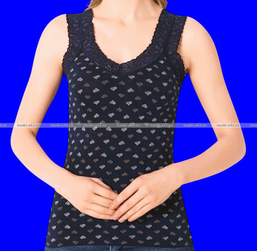 Майки женские Miss Emma Турция Кружево Сердечки арт. 9221