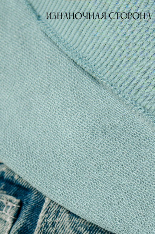 Арт. 15104 Свитшот женский 44-52 (5 шт) Цвет:мята