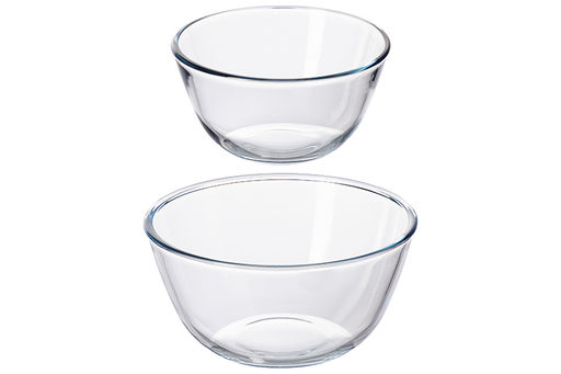 Набор 2 салатников 1050 мл, 2,1 л Crystal glass, стекло - Elan gallery фото 12