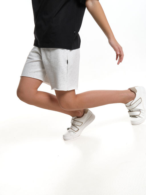 Шорты для спорта для девочки свободные отрезные 22-7677 красный - Mini maxi фото 21