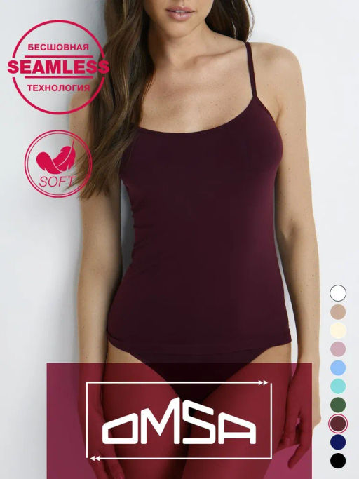 171DD(480) Майка женская ( на тонких бретелях)OMSA  фото 6