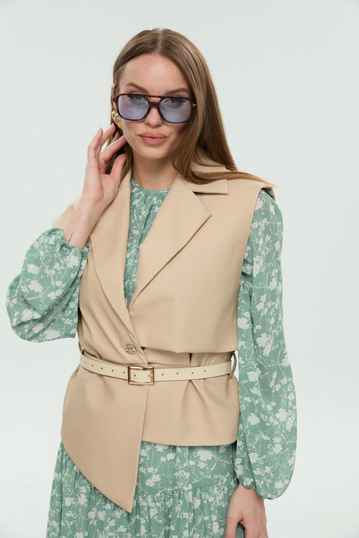 Костюм NIKVA н1043-1 мята и крем-брюле