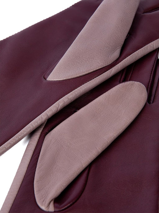 Перчатки женские ш/п F-IS0065 rose mist/plum - Eleganzza фото 4
