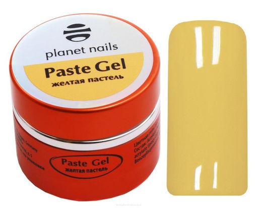 Planet Nails Гель-паста Жёлтая пастель, 5 мл  фото 2