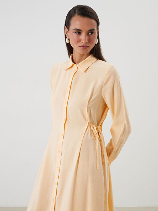 Modal Kar???ml? G?mlek Elbise