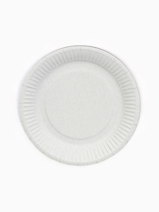 Цена за 12 шт. Тарелка одноразовая бумажная «Сиреневые розы», 23 см