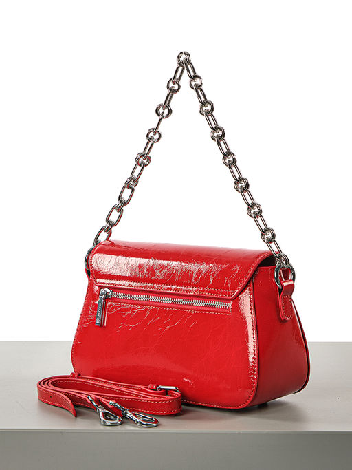 LACCOMA сумка Q6116-красный натуральная кожа полиэстер фото 5