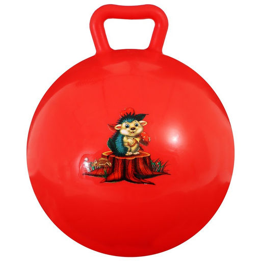 Мяч детский с ручками, d=15 см, МИКС