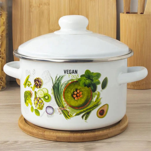 ЭМ_Кастрюля 2,0л ДЕКОР с ободком арт 01-1610/4, 18-1610/4 Магнитогорск