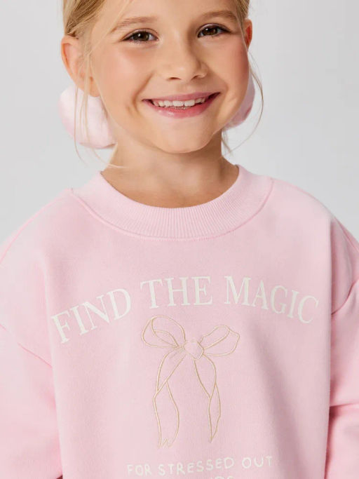 ACOOLA / Джемпер детский для девочек Sibet розовый  фото 3