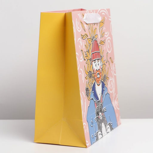 Цена за 2 шт. Пакет подарочный ламинированный, упаковка, «Ваня», ML 23×27×11.5 см