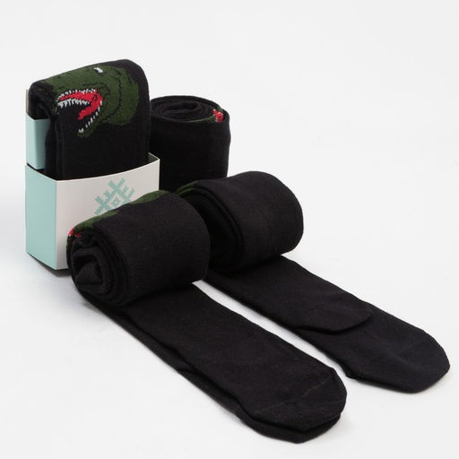 Колготки детские KAFTAN «Динозавр», 92-98 см, чёрные