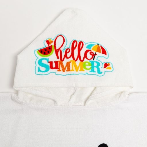 Полотенце-пончо детское махровое Крошка Я Панда 60х120см, 100% хлопок, 300гр/м2  фото 19