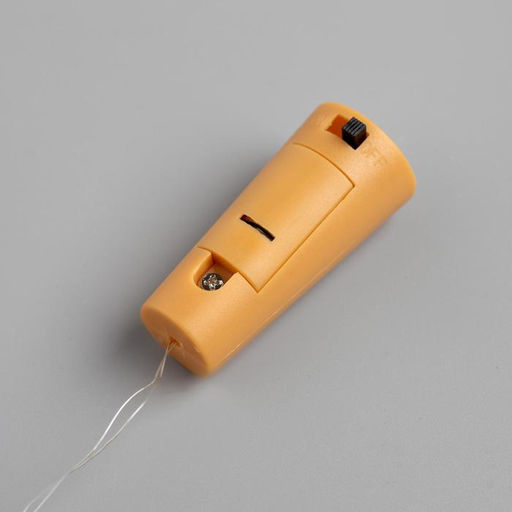 Гирлянда Нить 1 м роса с пробкой, IP20, серебристая нить, 10 LED, батарейка LR44х3 (в комплекте), свечение фиолетовое - Luazon lighting фото 8