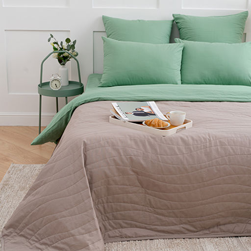 Покрывало стеганое 215х240 Традиция, поплин, 100% хлопок, Винтаж ВБ 215х240  фото 5