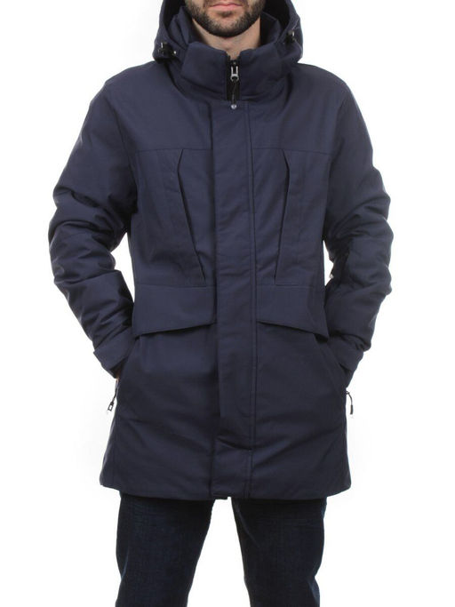 2182 DK. BLUE Куртка мужская зимняя облегченная (130 гр. холлофайбер)