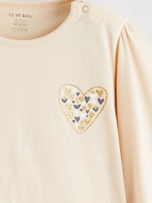 Bisiklet Yaka K?z Bebek Ti??rt