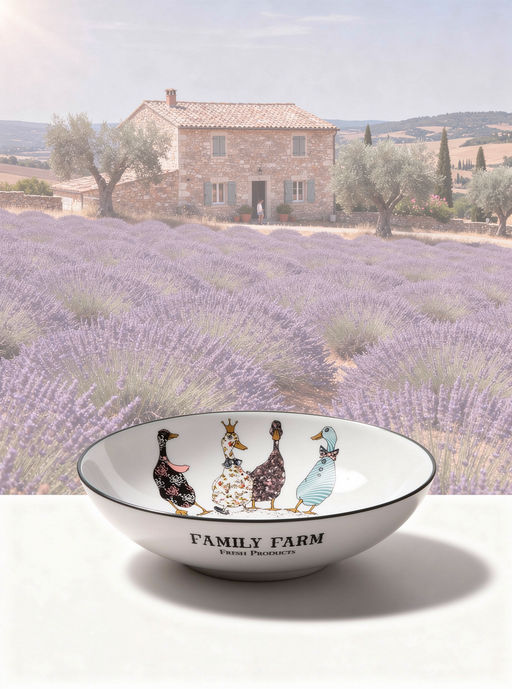 ТАРЕЛКА СУПОВАЯ LEFARD FAMILY FARM 18*5,2 СМ В ФОРМЕ САЛАТНИКА  фото 6