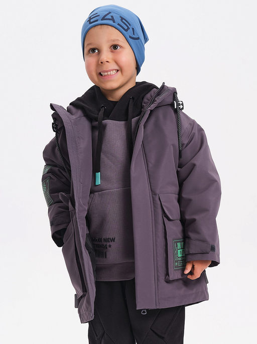 BZRM3371 Плащ для мальчиков - Pelican фото 14