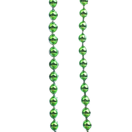Новогоднее украшение "Бусы" зеленые, 10м,в пакете