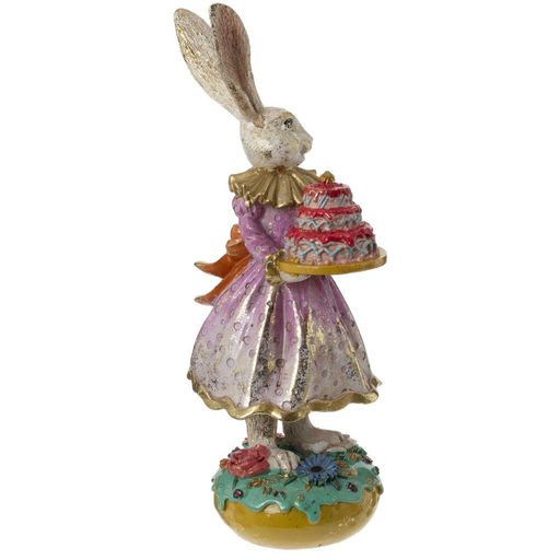 Фигурка декоративная "Зайка", L12,5 W10 H27,5 см