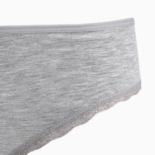 Трусы женские бразильяна, цвет серый, размер 48-50 (XL)