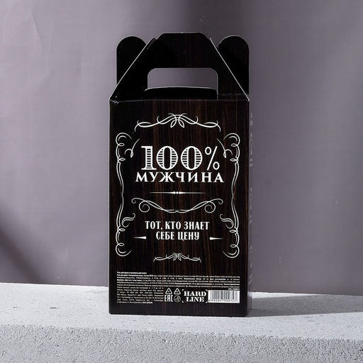 Подарочный набор ЧИСТОЕ СЧАСТЬЕ «Крутой мужик»: гель для душа и шампунь для волос, 2х250 мл