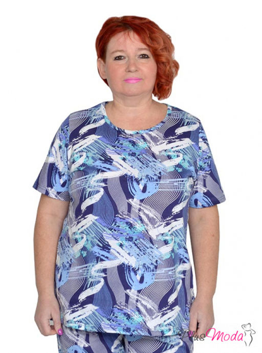 Футболка Модель №1875 размеры 44-84 - Plusmoda фото 4