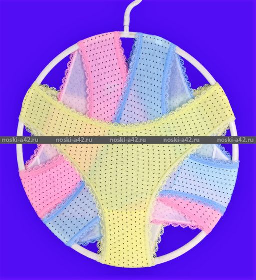 Цена за 10 шт. Подростковые трусы для девочек с кружевом COOL KID арт. 8533 2XL (7-8 лет) - For you фото 2