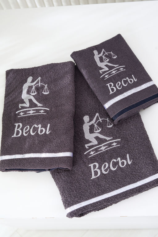 14418/10 Знаки зодиака полотенце махровое плотность 350гр