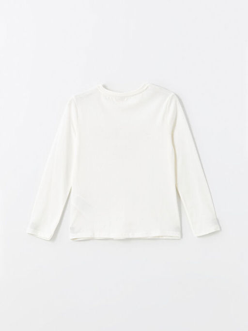 Bisiklet Yaka K?z ?ocuk Ti??rt - Waikiki фото 3