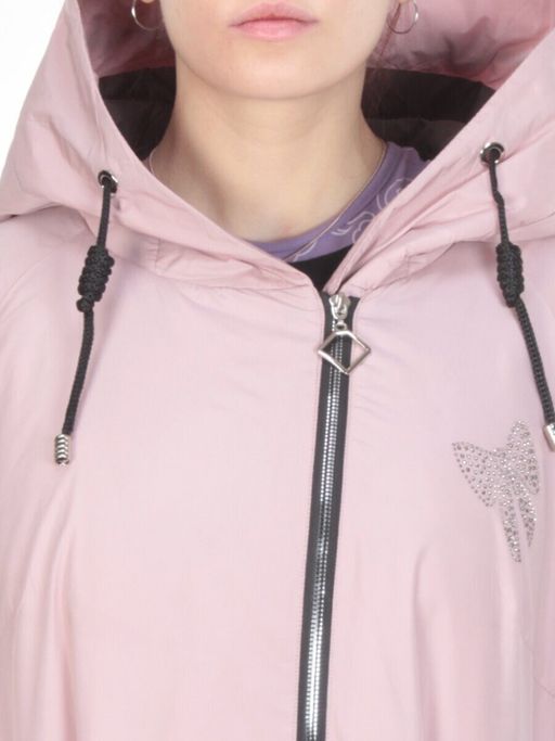 6233-2 PINK Куртка демисезонная женская AMAZING (100 гр.синтепона) - Fashion фото 10