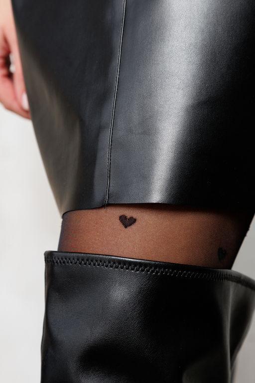 Платье из экокожи 200-1