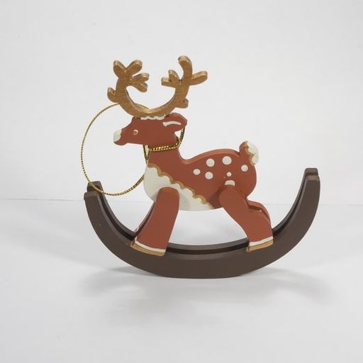 Елочные игрушки - Олень на качалке 360-5 - Idh фото 2