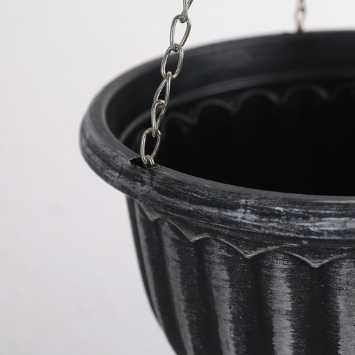 Кашпо для цветов, Шебби, 2 л, подвесное, с дренажной сеткой, пластиковое, МИКС - Greengo фото 2