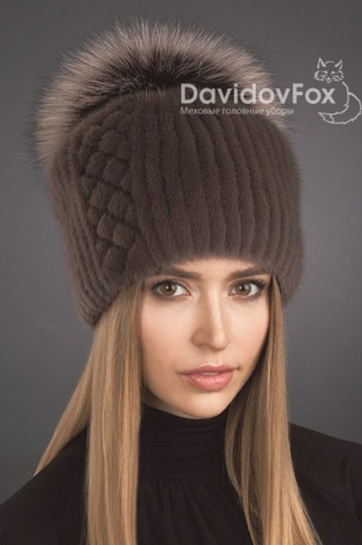 Шапка Буратино норка орнамент аврора