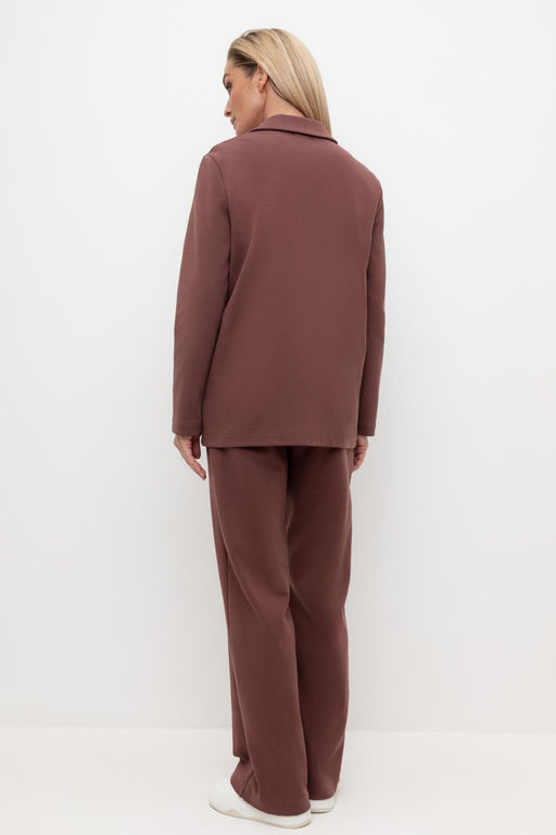 ЕВТ 4099/глубокий коричневый брюки жен