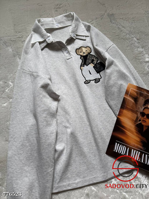 Кофта со съемным воротничком - Bruno фото 9