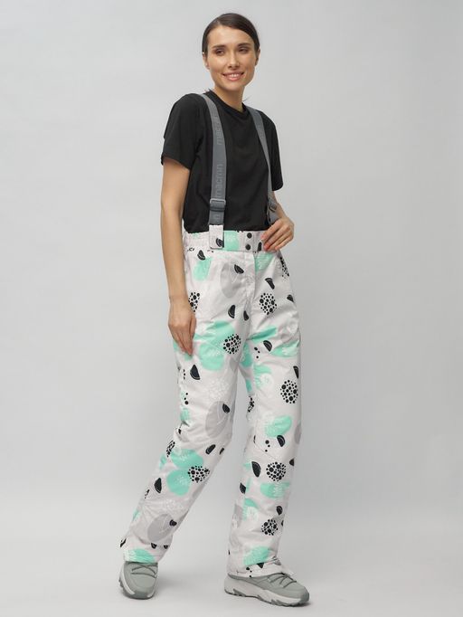 Горнолыжный костюм женский серого цвета 02302-1Sr - Chunmai фото 21