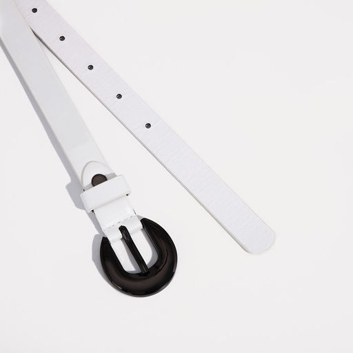 Ремень женский, ширина 2 см, винт, пряжка металл, цвет белый - Simaland фото 2