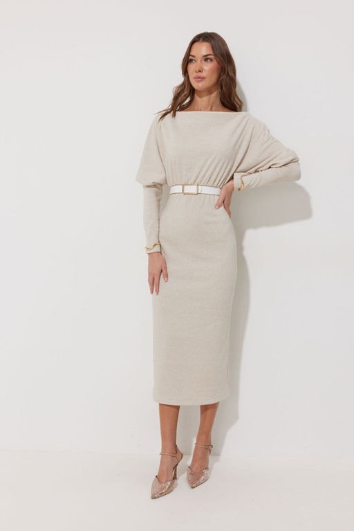 Платье LYUSHe 4266 бежевый  фото 7