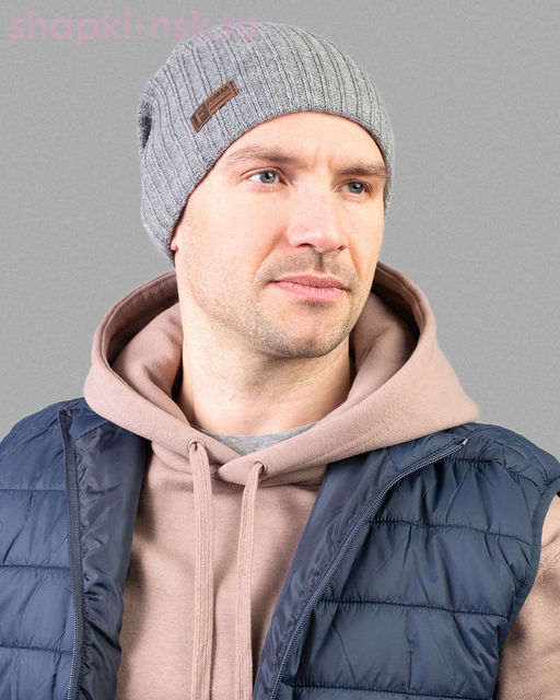 F 482 Шапка мужская (57-59)