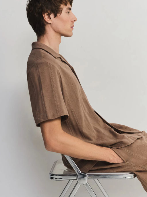 Рубашка из хлопка с коротким рукавом ZR2605043012-63 / Zarina