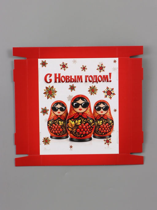 Коробка подарочная, складная 31.2×25.6×16.1 см «Русский стиль»